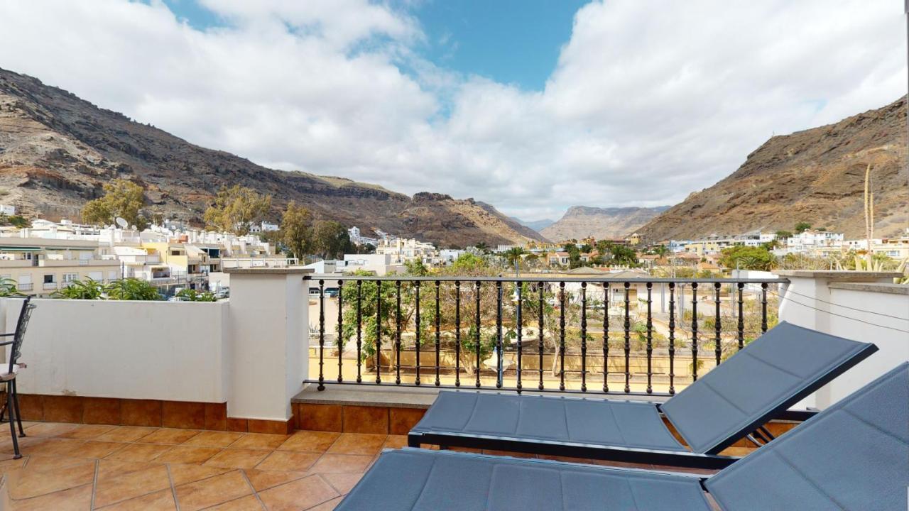 Charmante Wohnung Direkt Am Meer, Kostenloses Wlan Puerto De Mogan Extérieur photo