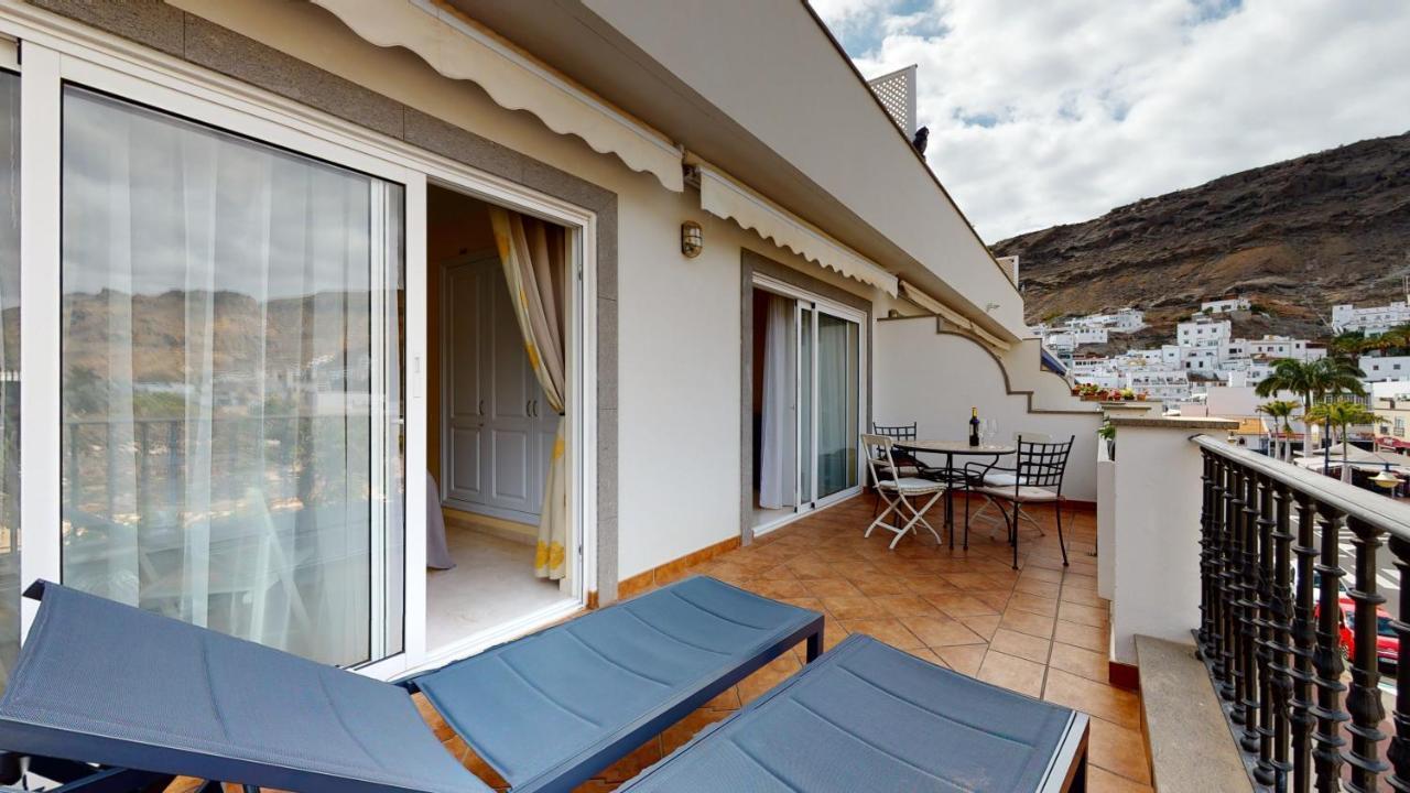 Charmante Wohnung Direkt Am Meer, Kostenloses Wlan Puerto De Mogan Extérieur photo