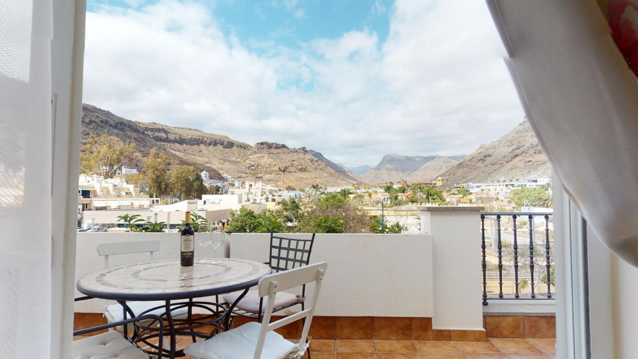 Charmante Wohnung Direkt Am Meer, Kostenloses Wlan Puerto De Mogan Extérieur photo