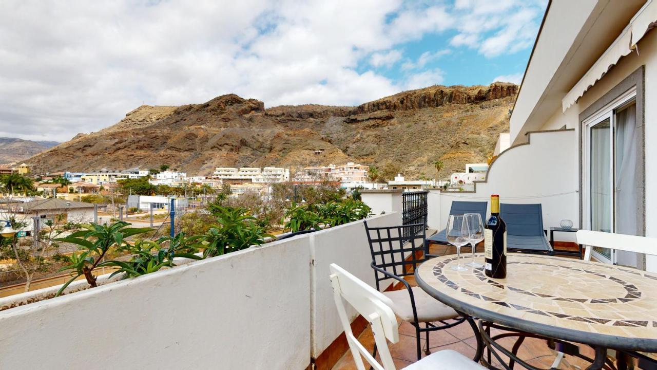 Charmante Wohnung Direkt Am Meer, Kostenloses Wlan Puerto De Mogan Extérieur photo